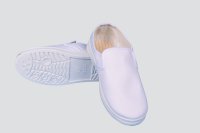 PVC white canvas full top shoes YY-B4019